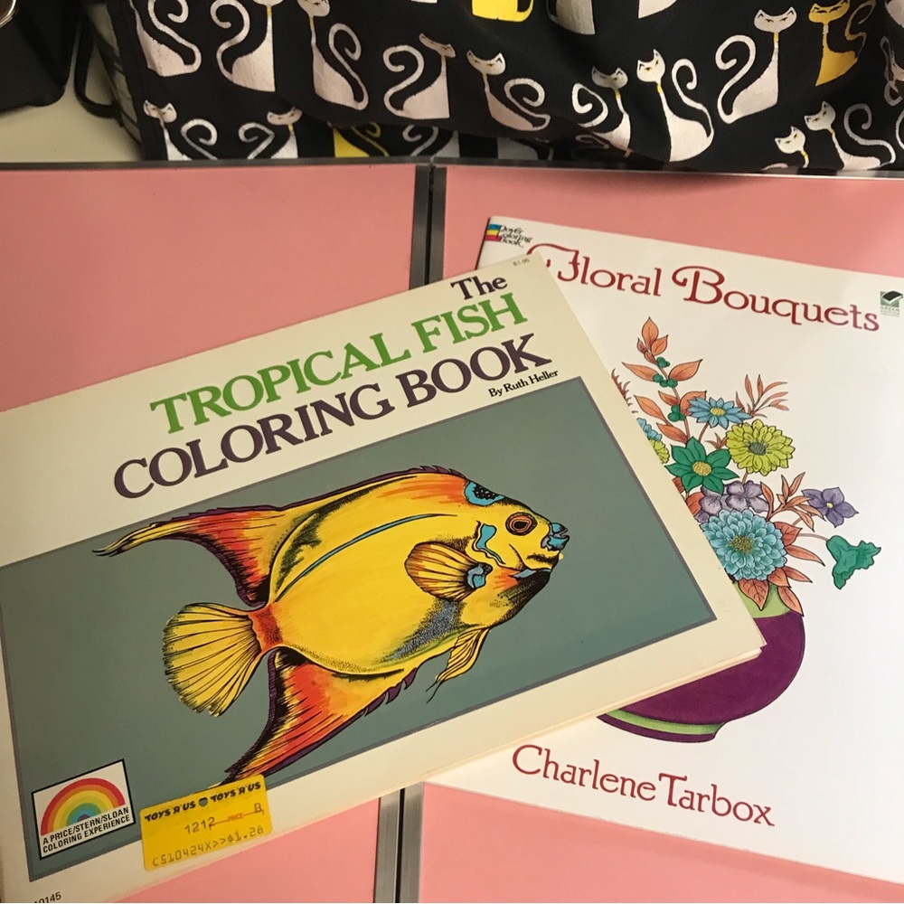 4/$10!! 2 coloring books- see description